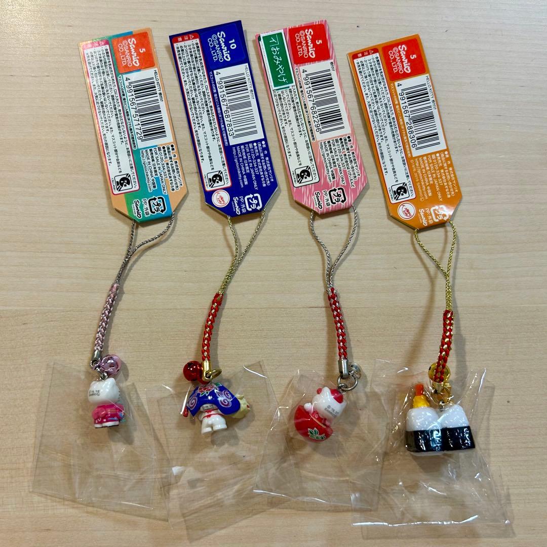 【ご当地キティ】根付け 中部限定 8点セット ハローキティ ストラップ