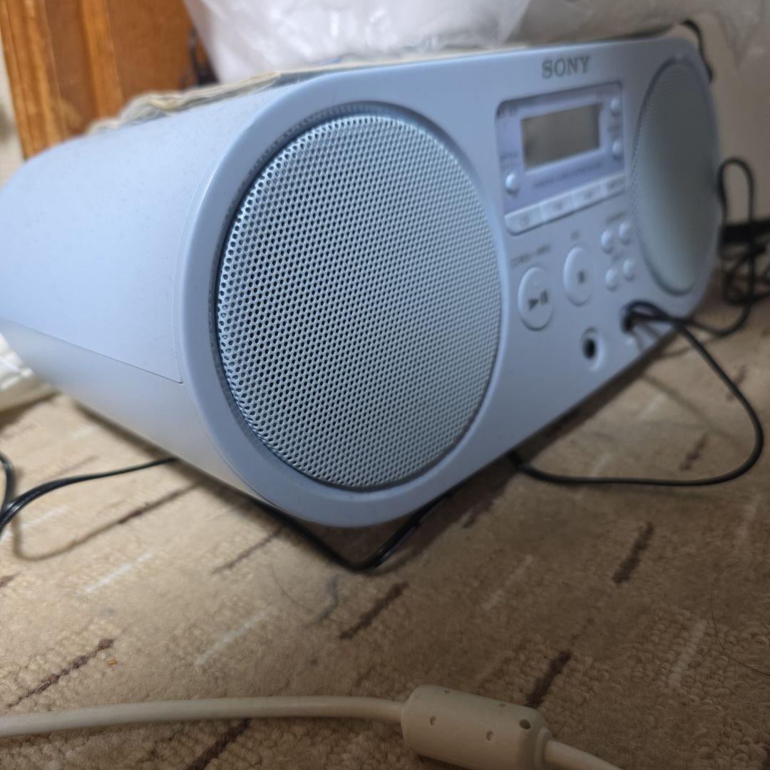 SONY ZS-S40 水色 CD・FM・AMラジオ