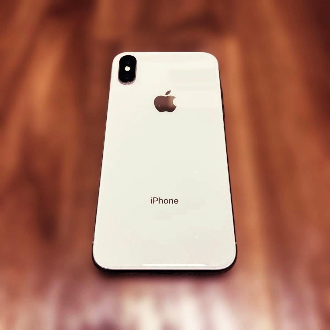 【超美品】Apple iPhoneX 256GB シルバー SIMフリー