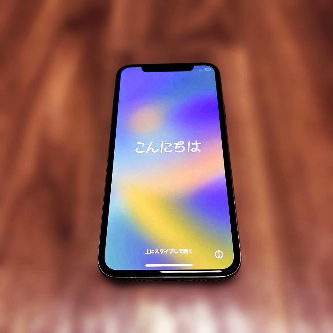 【超美品】Apple iPhoneX 256GB シルバー SIMフリー