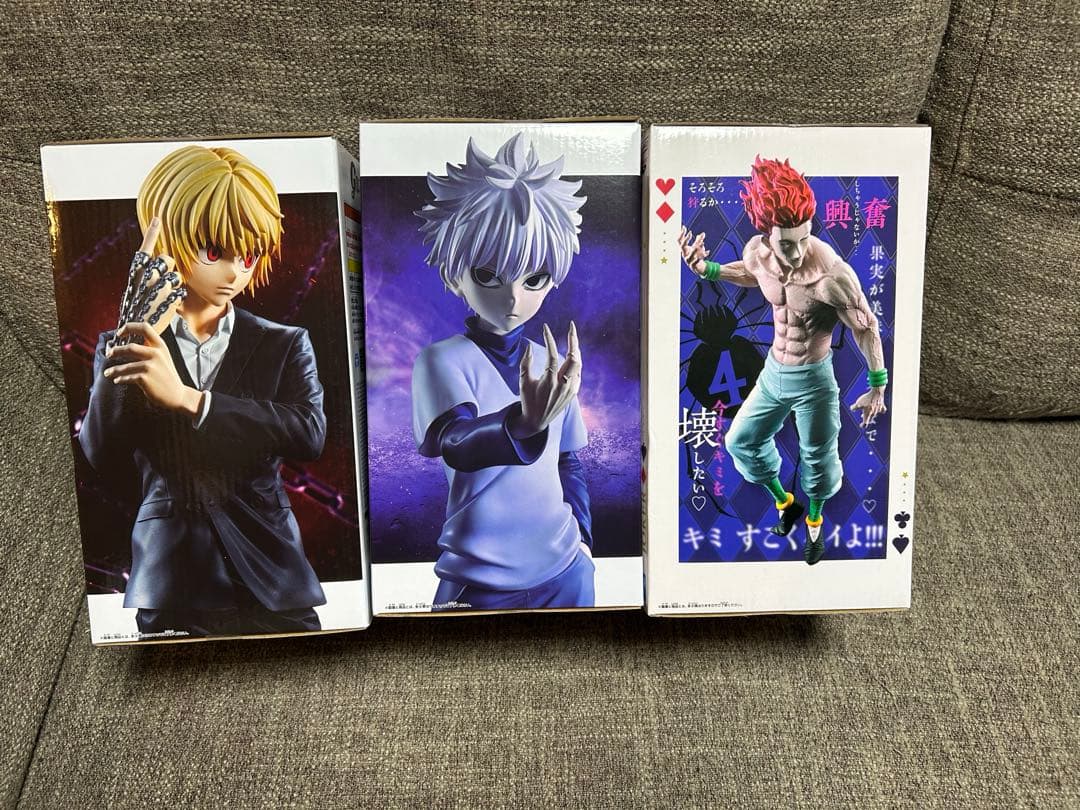 HUNTER×HUNTER ヒソカ　キルア　クラピカフィギュアセット