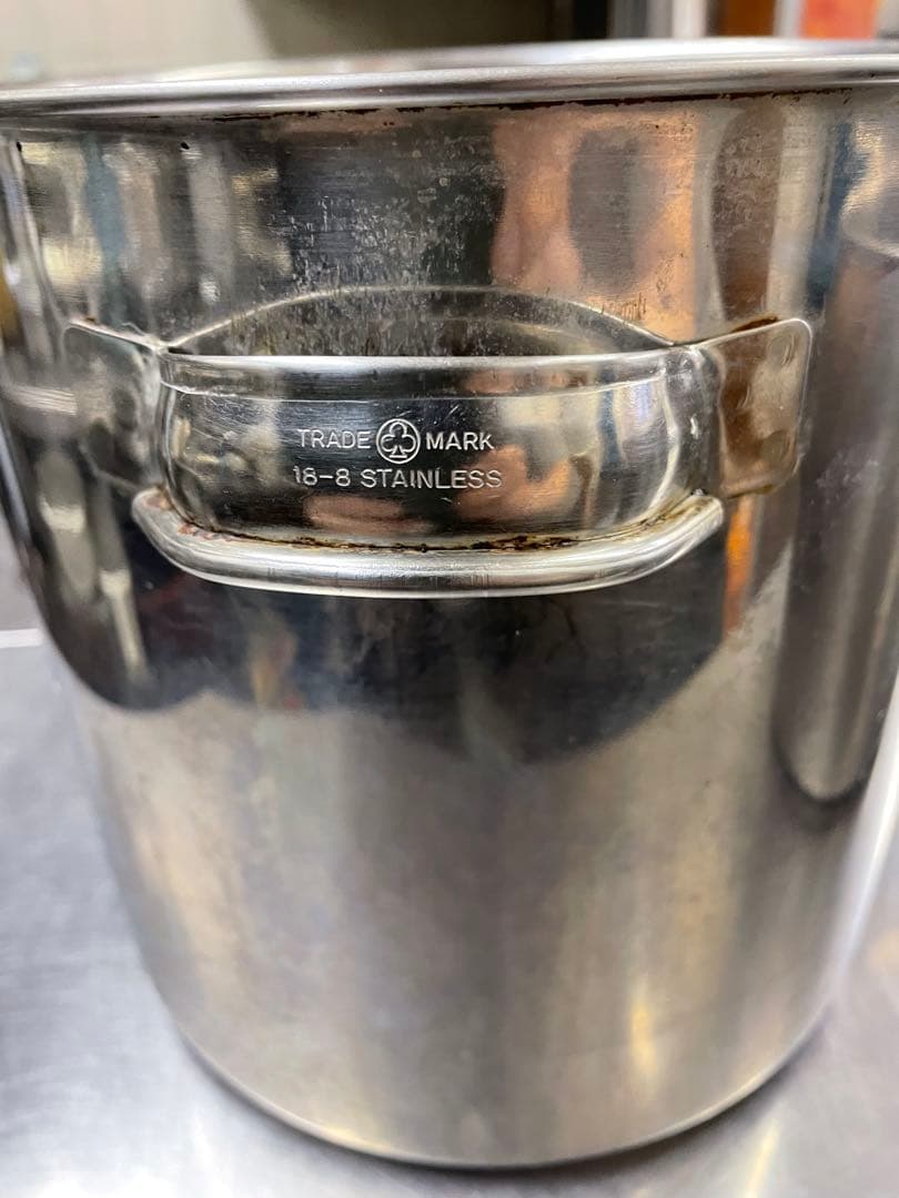 ステンレス　キッチンポット　業務用 丸型20cm 18cm 16cm 3個セット