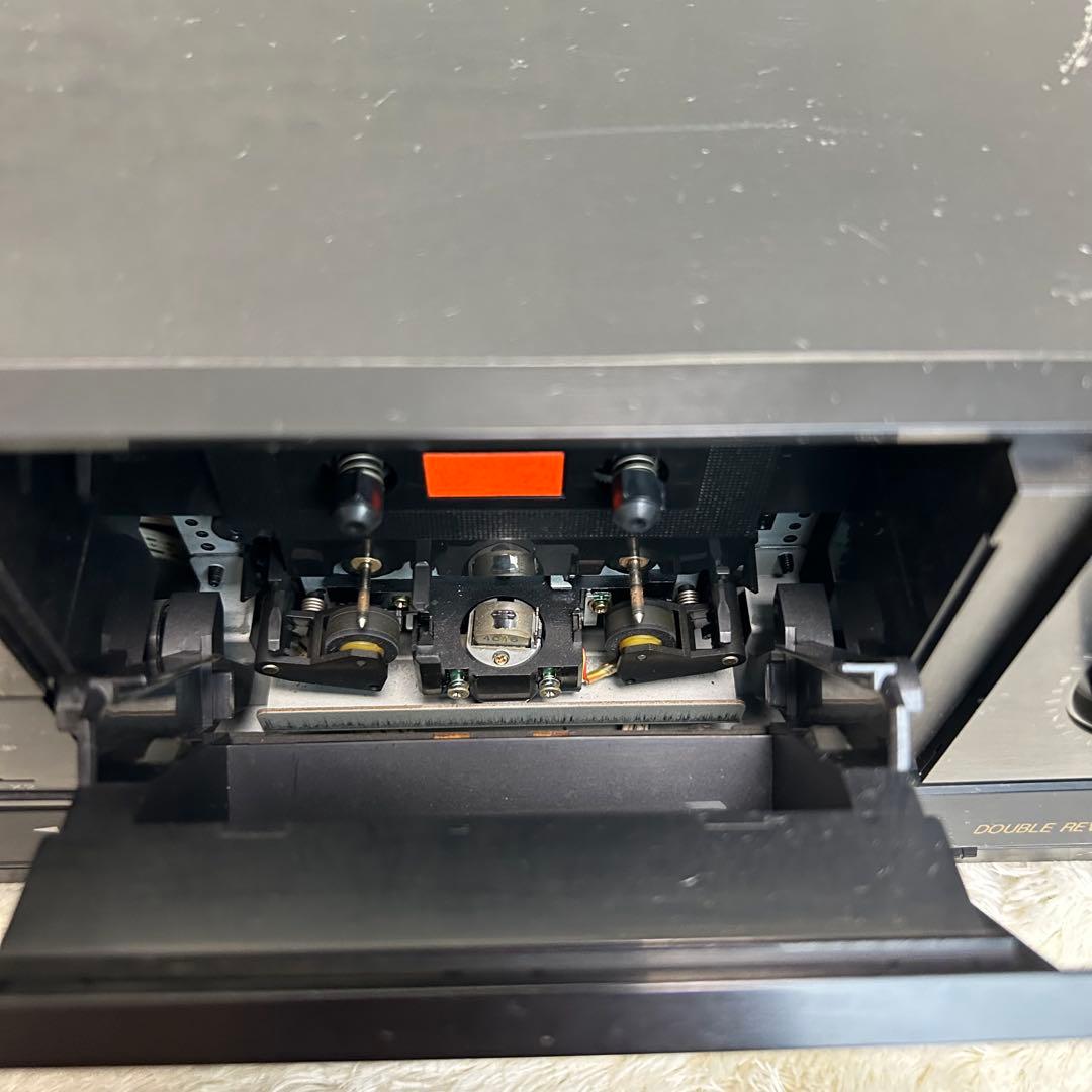 【【希少】赤井電機　AKAI　 A＆D　ダブルカセットデッキ　DT-W4000