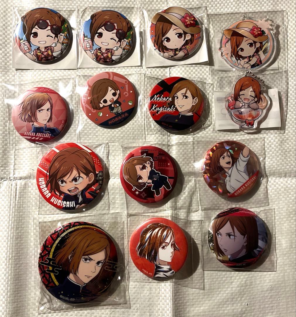 呪術廻戦　釘崎野薔薇　まとめ売り　缶バッジ　アクスタ　まるくじ