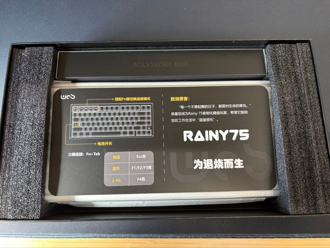 WOBKY RAINY75pro シルバー