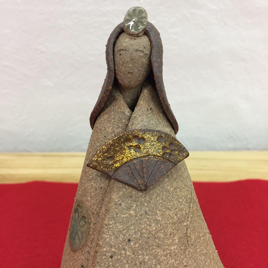 雛人形　桃の節句　信楽焼 立ち雛