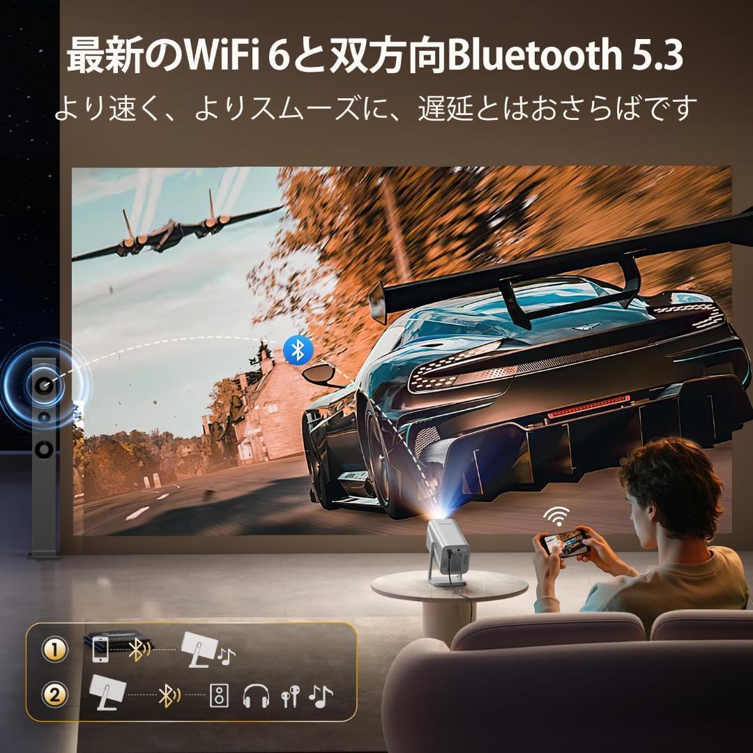 【新品】Netflix/YouTube/Switch等に対応４Kプロジェクター