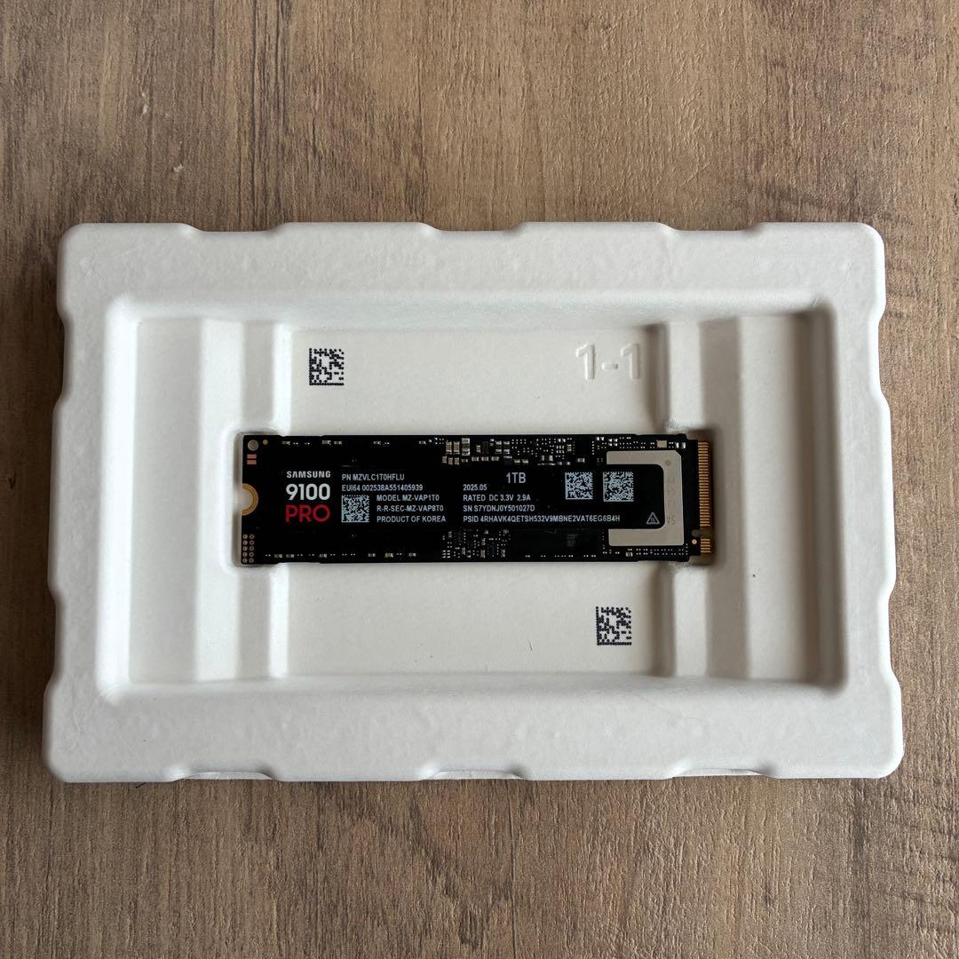 Samsung 9100 PRO 1TB 内蔵型SSD