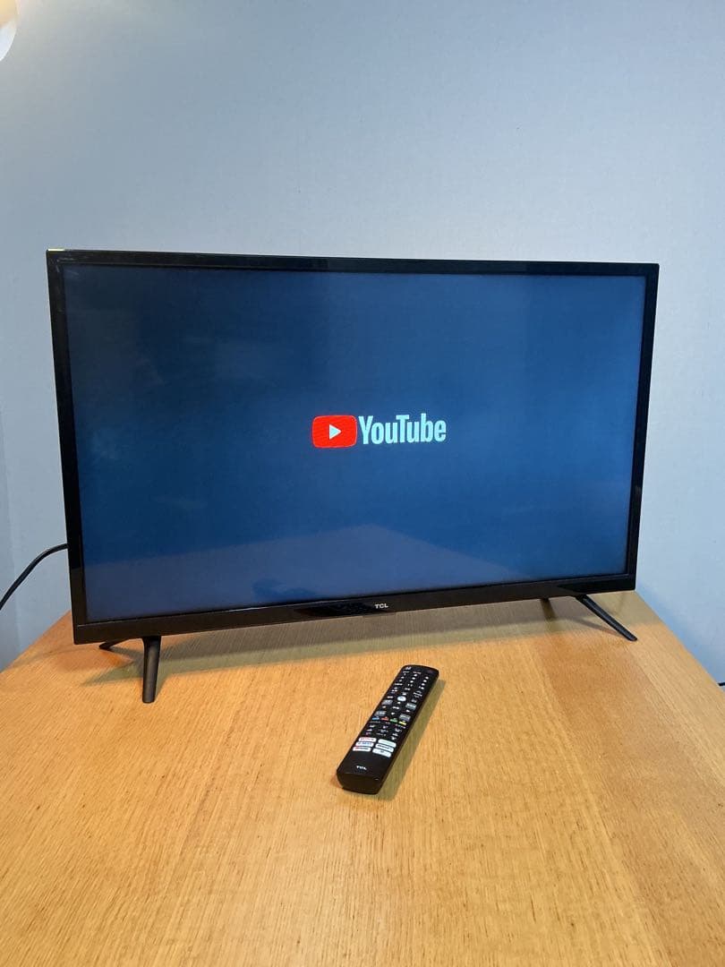 【美品・2021年製】TCL32型 Android TV Netflixリモコン