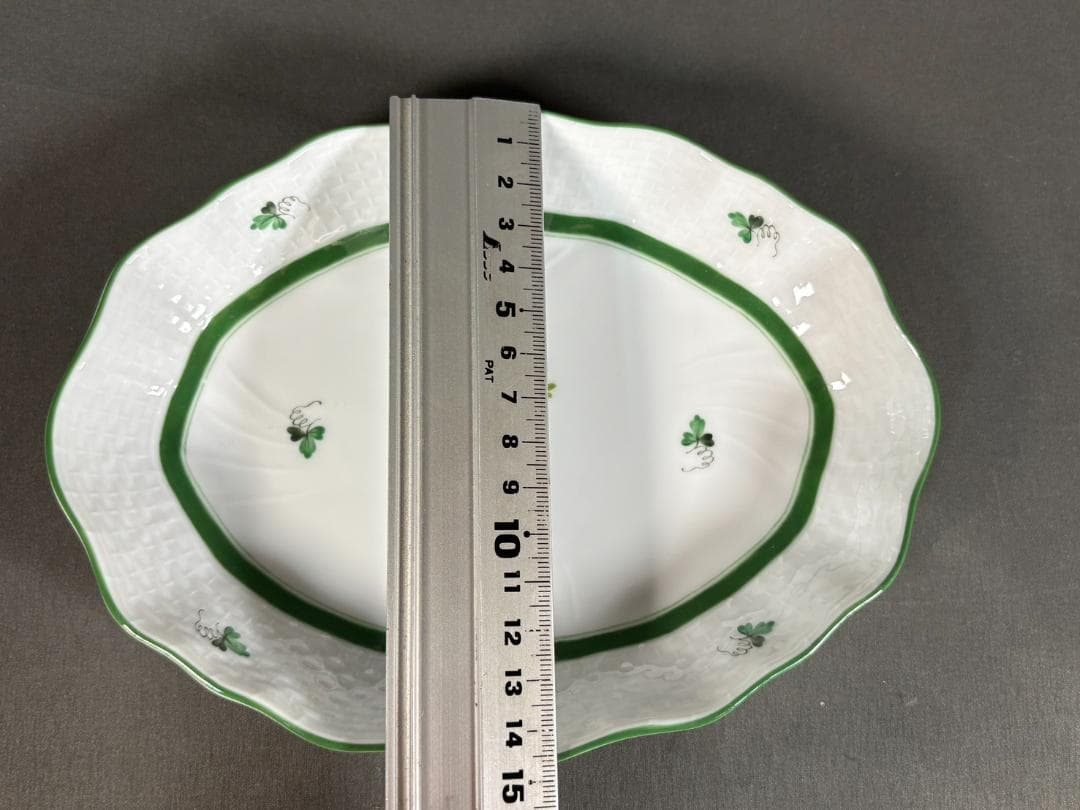 ヘレンド Herend プレート 花柄波形エッジ皿 ハンガリー