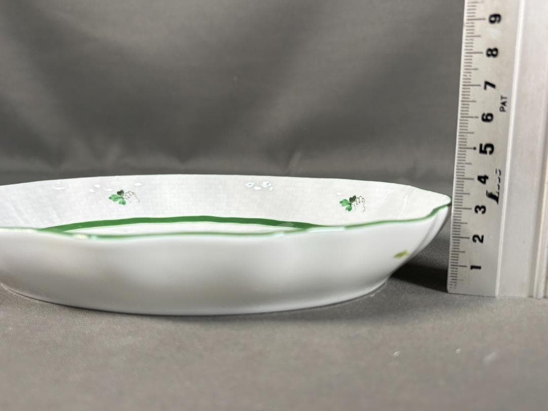 ヘレンド Herend プレート 花柄波形エッジ皿 ハンガリー