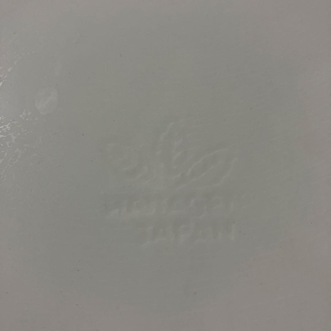 E-1 【極美品】大皿 金彩 小花柄 シェルレリーフ プレートパーティー盛皿上品