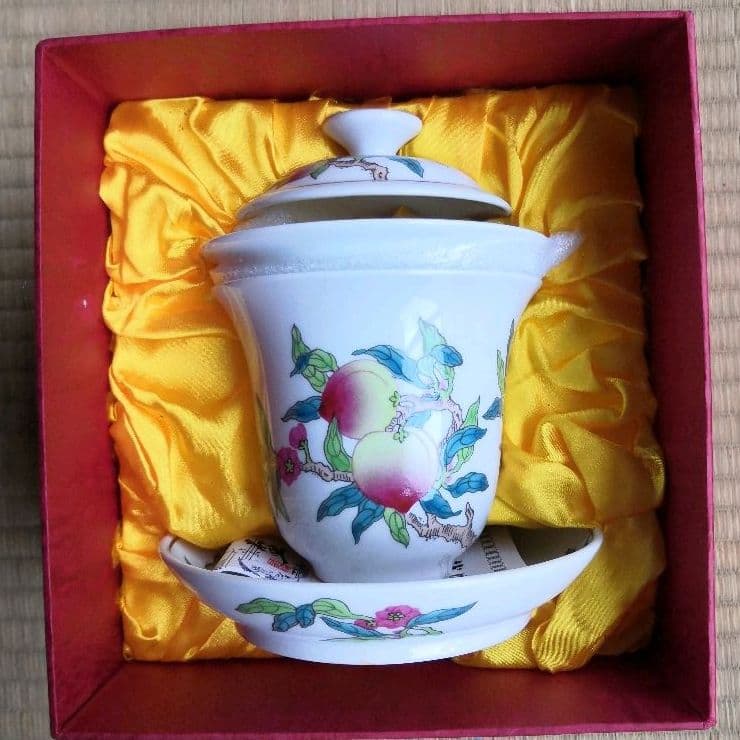 台湾  自然窯製 染付茶器 『玉露慮盃』