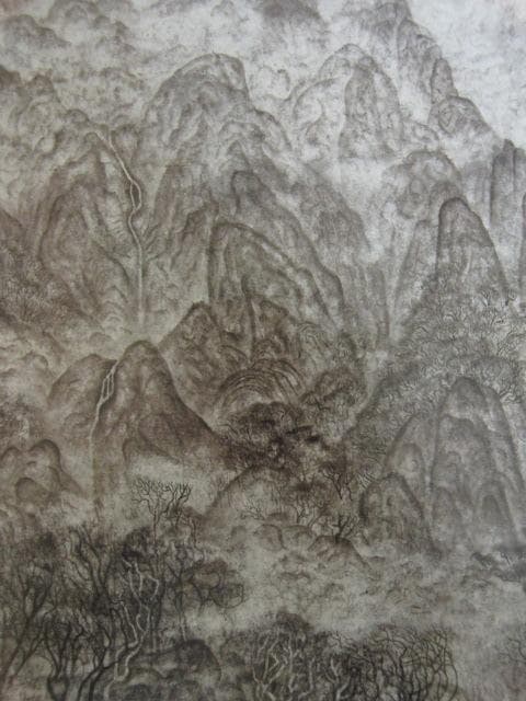 小泉淳作、【早春の積丹半島】、希少な大判額装用画集より、美品