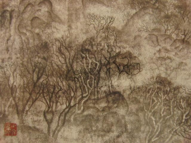 小泉淳作、【早春の積丹半島】、希少な大判額装用画集より、美品