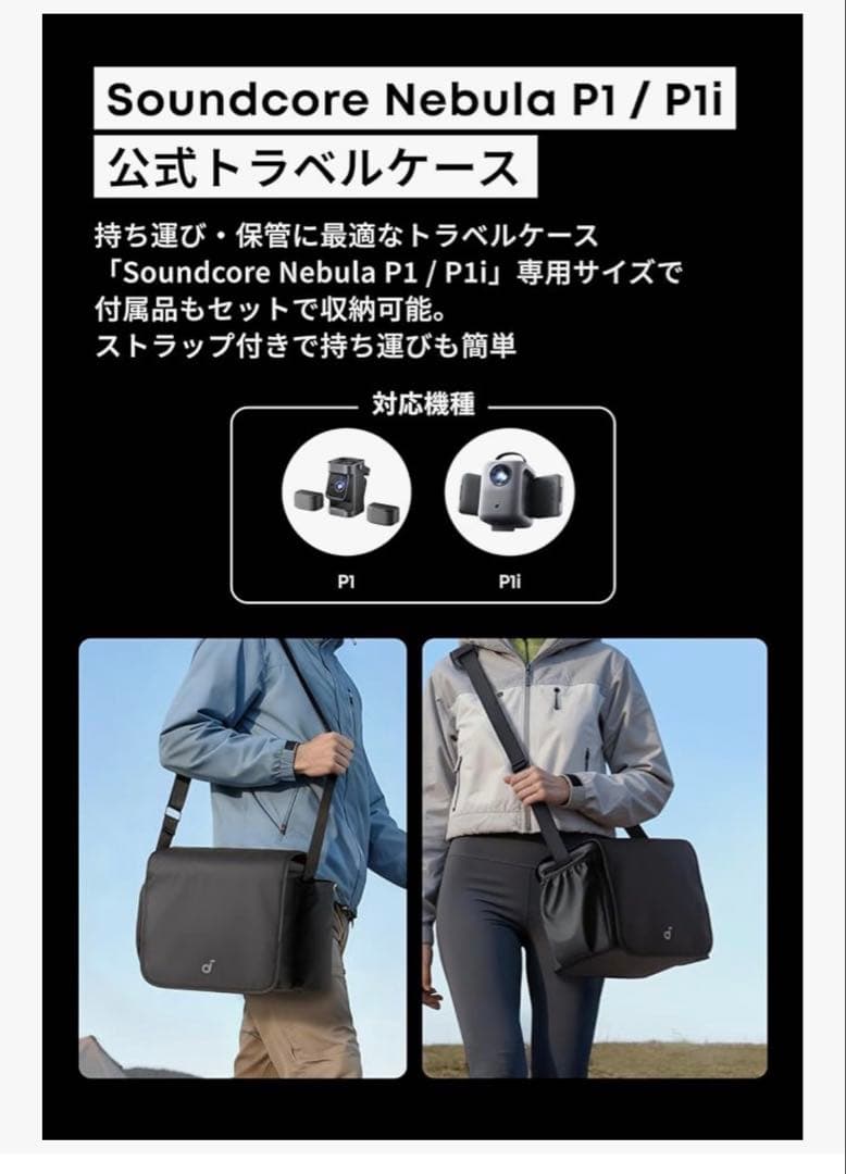 Anker Soundcore Nebula P1 / P1i 専用ケース