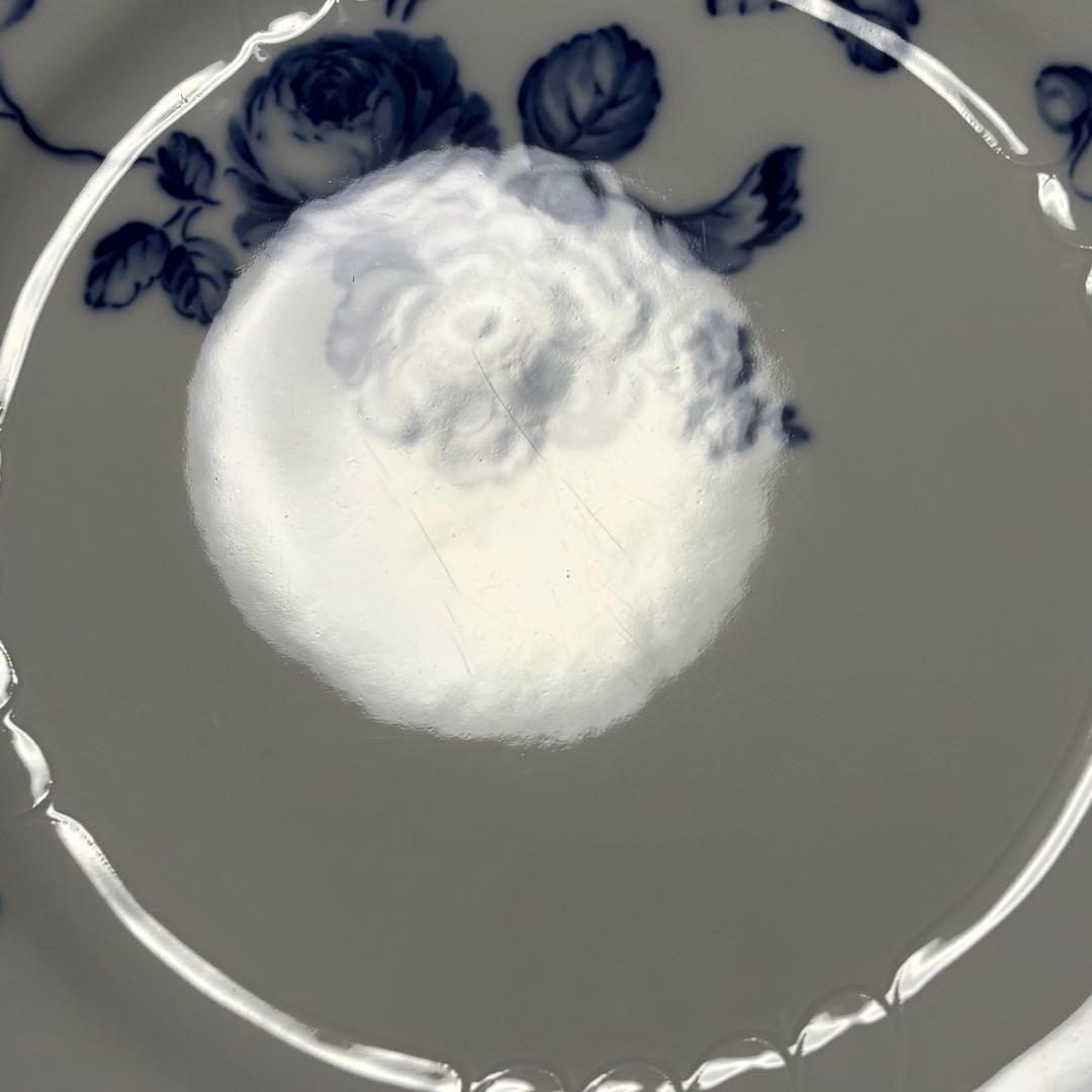 リチャードジノリ　ブルーローズ　26.5cm　ディナープレート　２枚セット