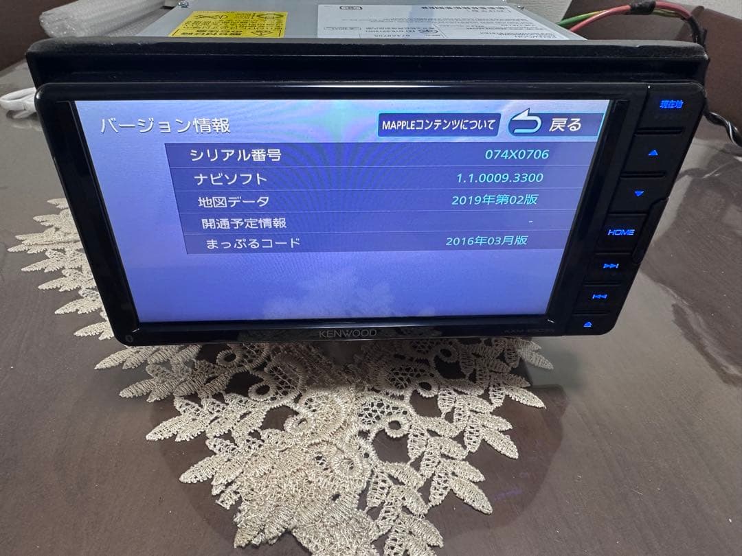 スズキ純正ナビ　KXM-E503w KENWOOD 地デジ　Bluetooth