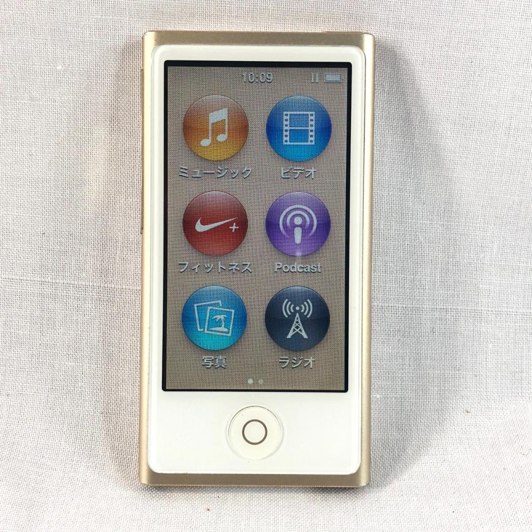 Apple iPod nano 第7世代 16G 動作確認済　ゴールド
