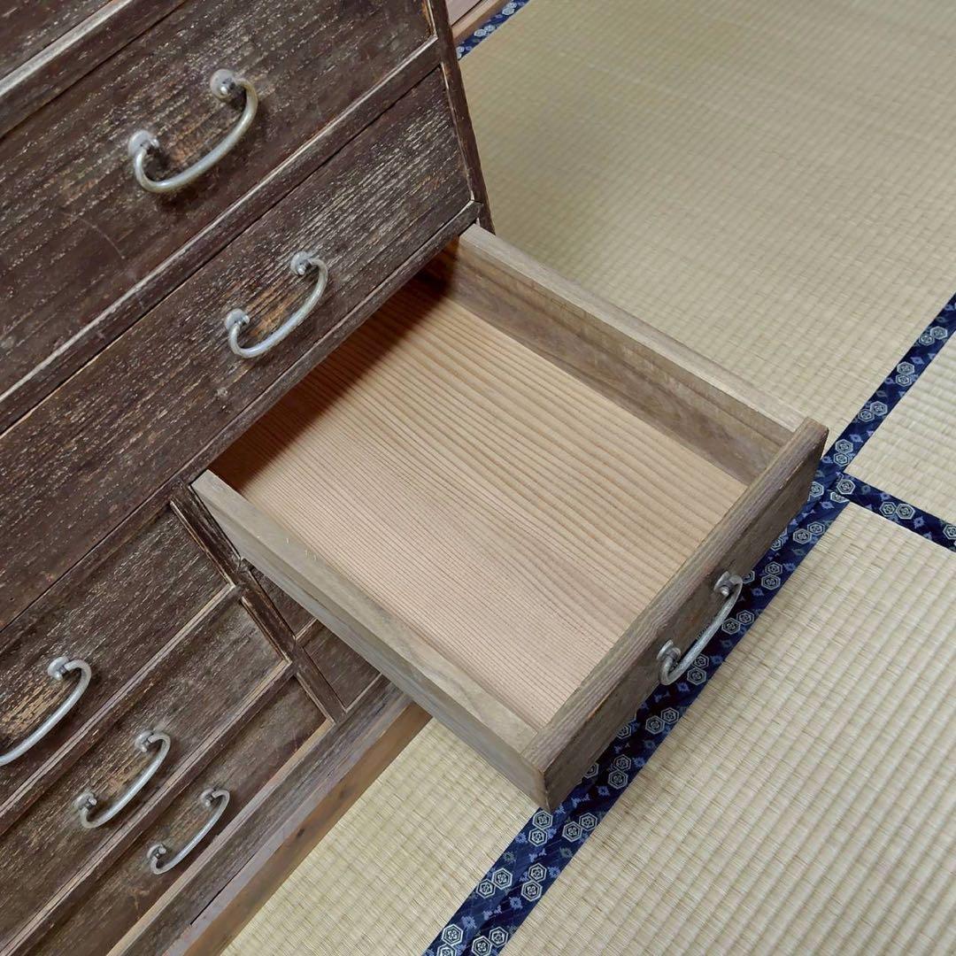 レア アンティーク 高級桐箪笥 昭和 タンス チェスト きり 家具 お洒落 和風