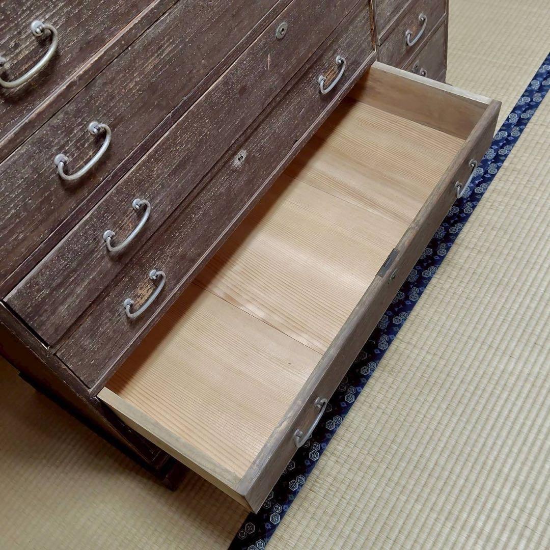 レア アンティーク 高級桐箪笥 昭和 タンス チェスト きり 家具 お洒落 和風