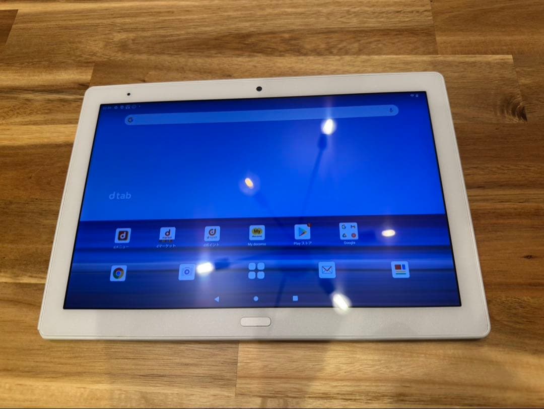 電池80%以上　docomo ドコモ　タブレットd-41a dtab ホワイト