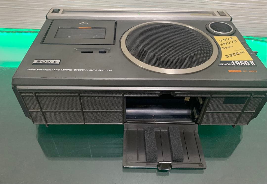 ソニー SONY CF-1980Ⅱ ラジカセ オーディオ機器 ラジオ動作品美品