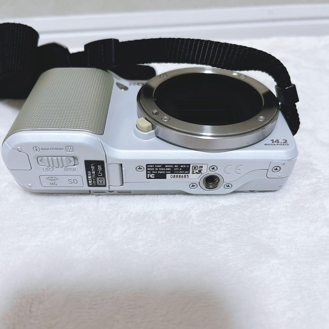 ソニー SONY α NEX-3 ダブルレンズキット ホワイト