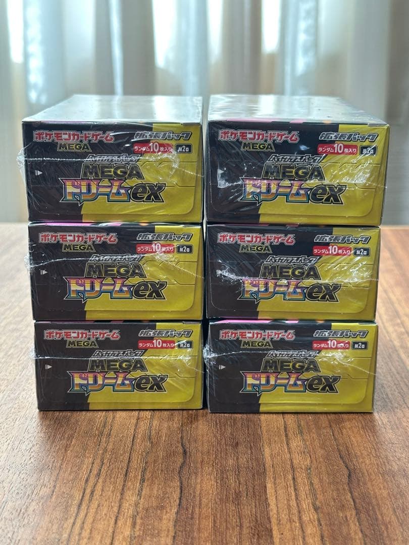 【6BOX】ポケモンカードゲーム MEGA ドリームEX