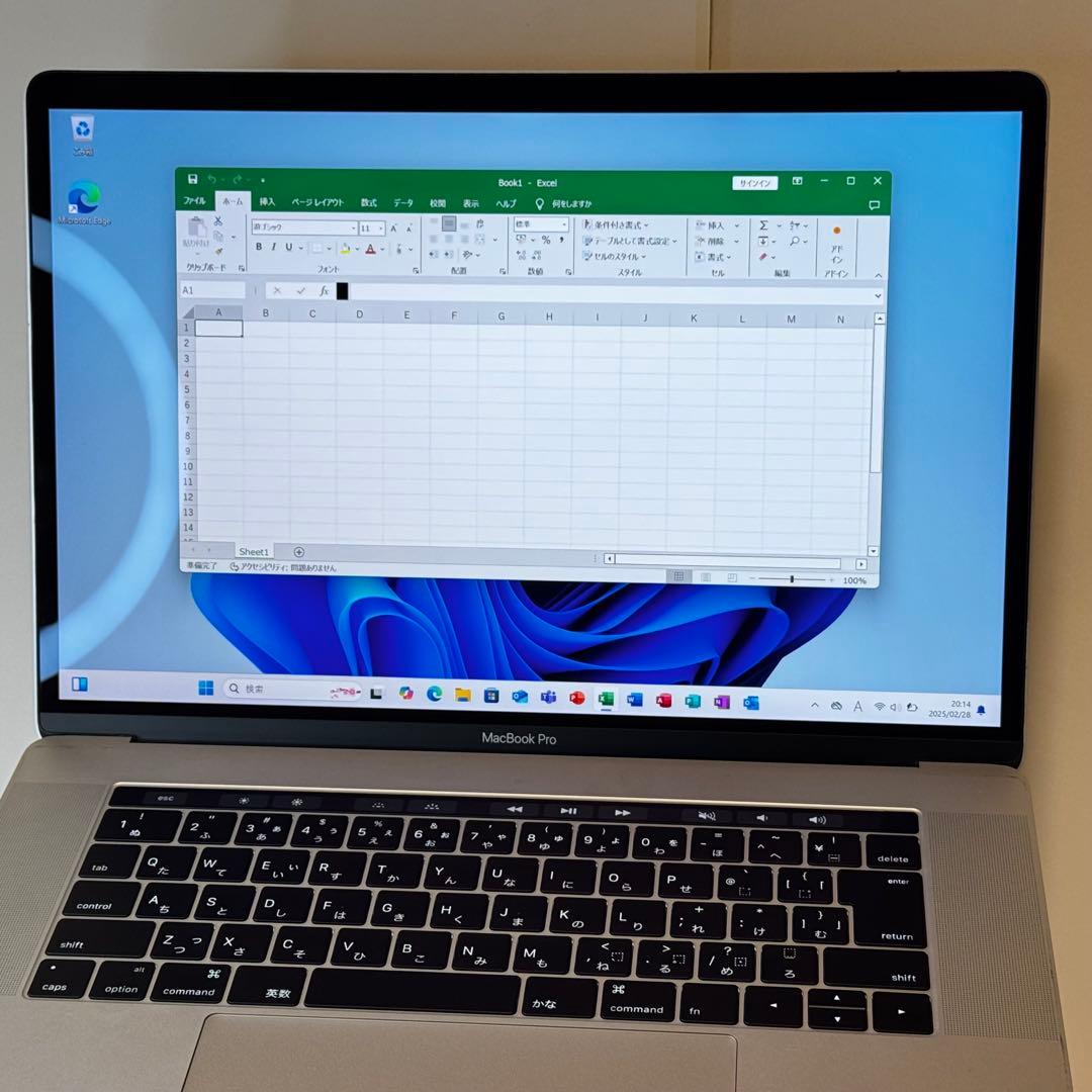 MacBookPro i7/16GB/512GBフルスペックWin＋Office