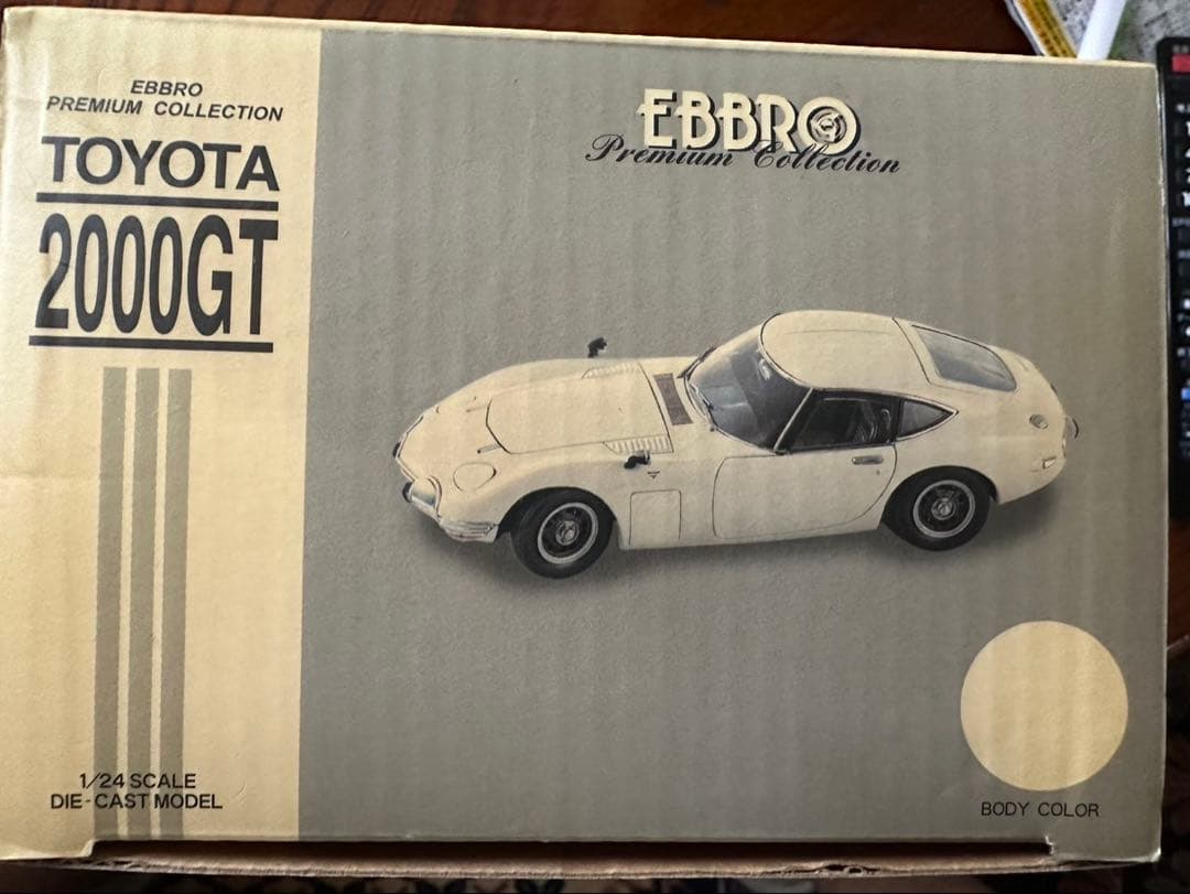 EBBRO（エブロ）製のトヨタ 2000GTのダイキャストモデル