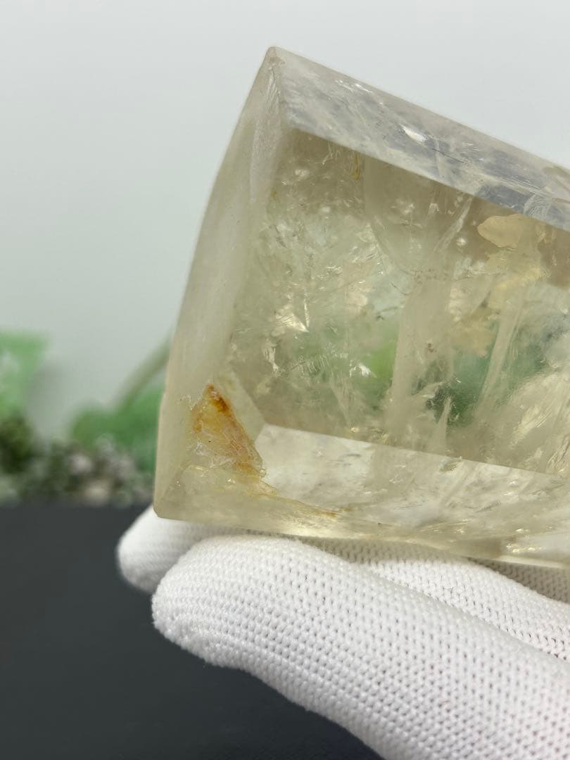 天然石スモーキークォーツ　鳳凰彫りタワー　No.2301