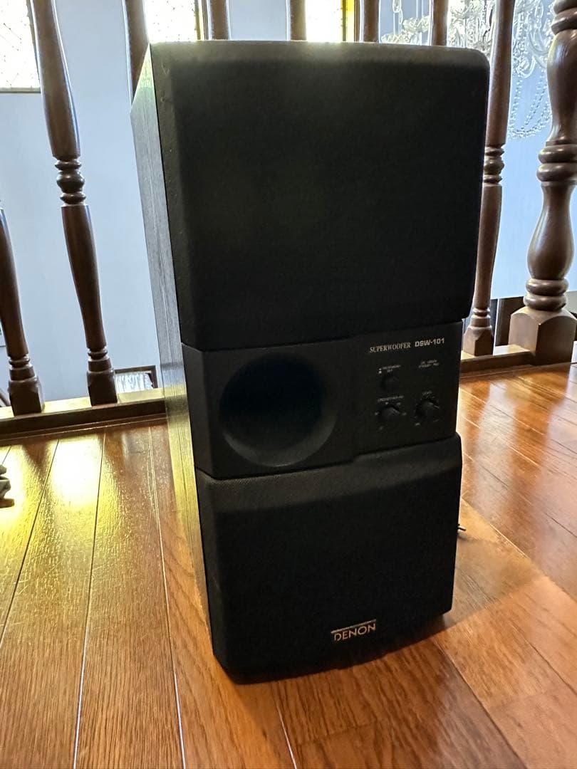 DENON DHW-101 スピーカー ブラック デノン　スーパーウーファー