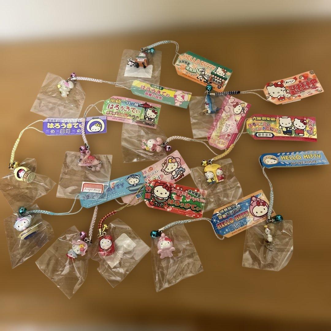 ご当地キティちゃん　ストラップ　55個