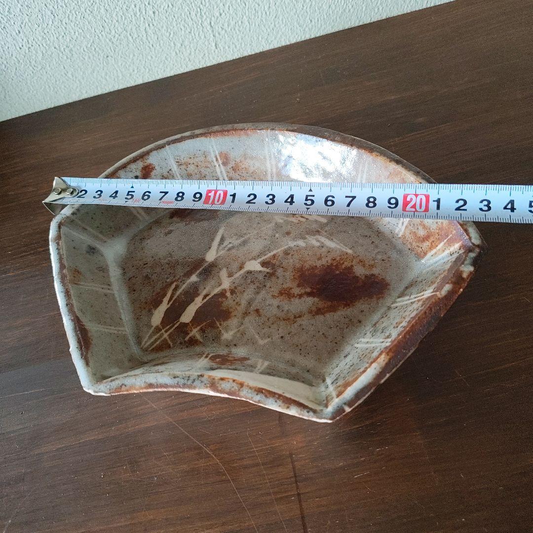 扇型陶器 菓子器 ＊骨董＊