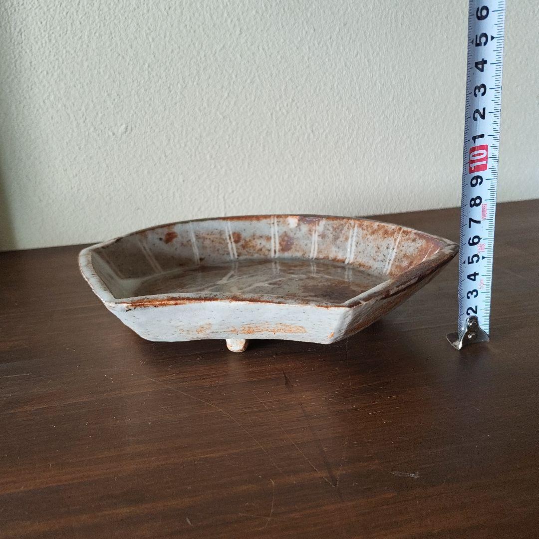 扇型陶器 菓子器 ＊骨董＊