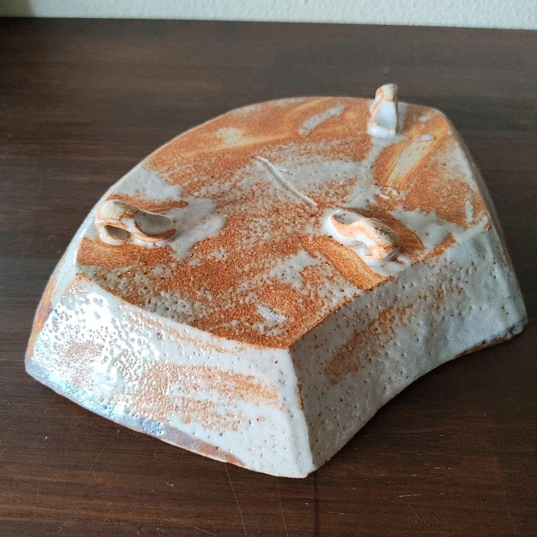 扇型陶器 菓子器 ＊骨董＊