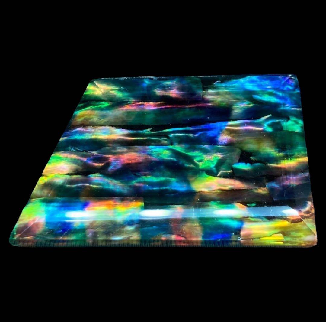 アンモライト ルースストーン 宝石 オパール化 65.20ct 天然 化石一点物