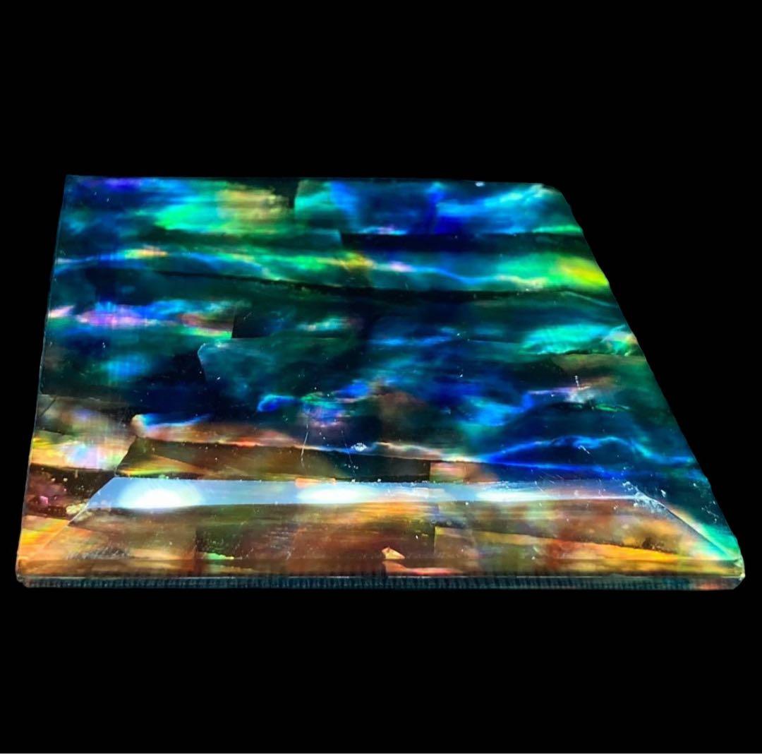 アンモライト ルースストーン 宝石 オパール化 65.20ct 天然 化石一点物