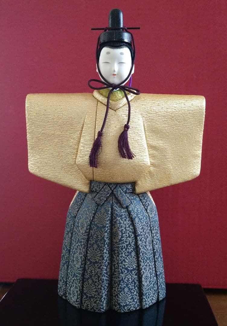 立ち雛 雛人形 神雛 彩華立雛 木目込み人形 台座付き