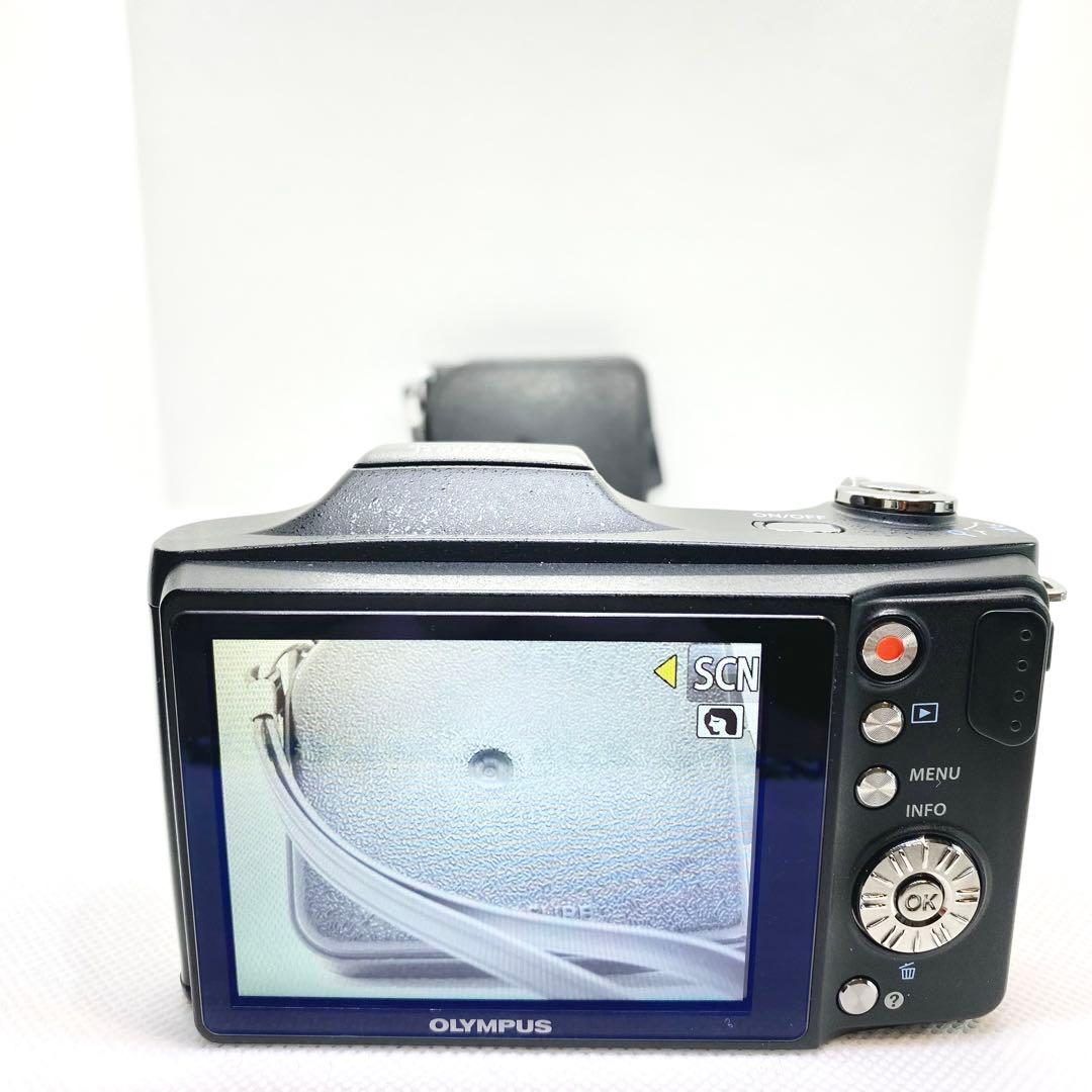 【動作品】OLYMPUS SZ-14 コンパクトデジタルカメラ　ブラック