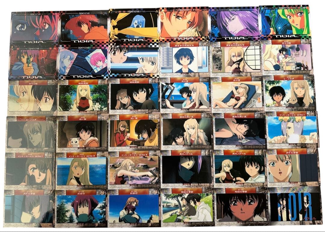 ノワール NOIR アニメ 夕叢霧香 夕叢 トレーディングカード カード トレカ