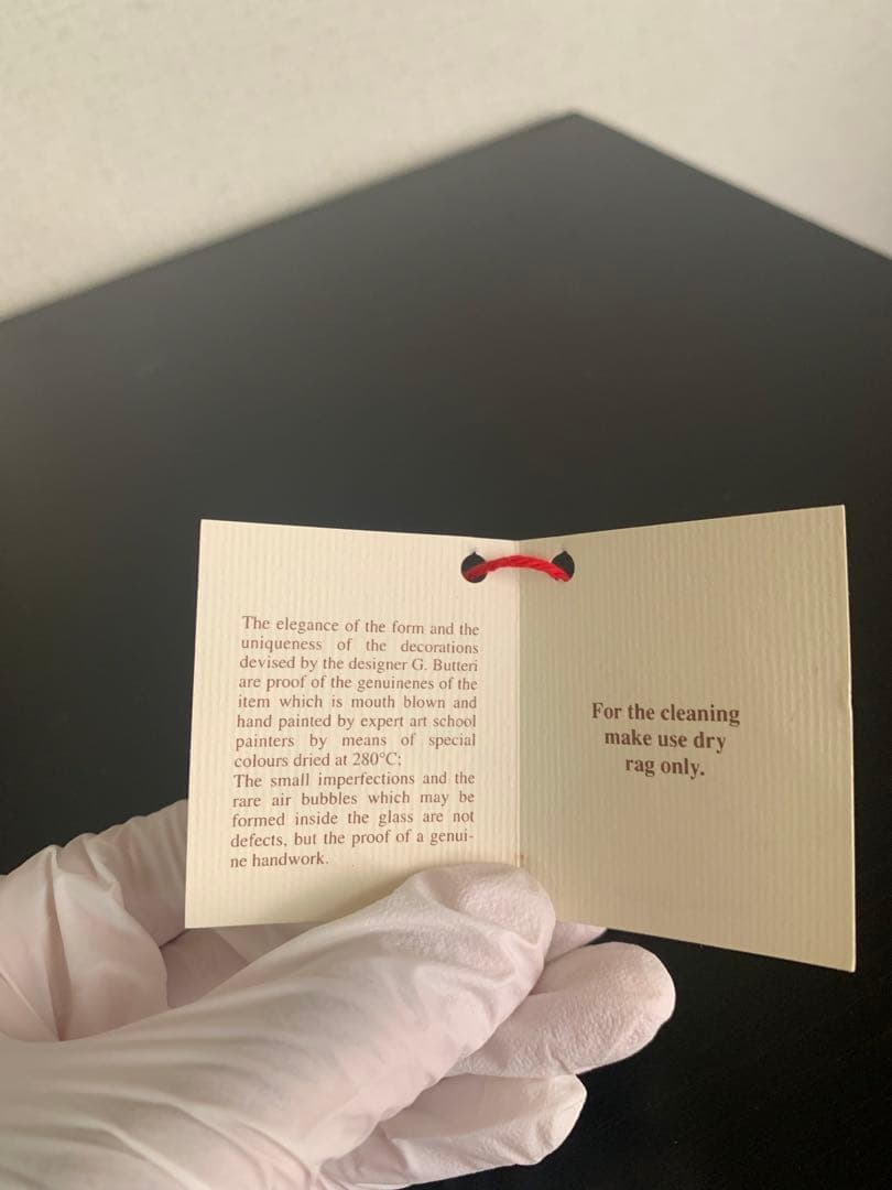 gipar　ジパール　イタリア製　花瓶　フラワーベース【o-130】