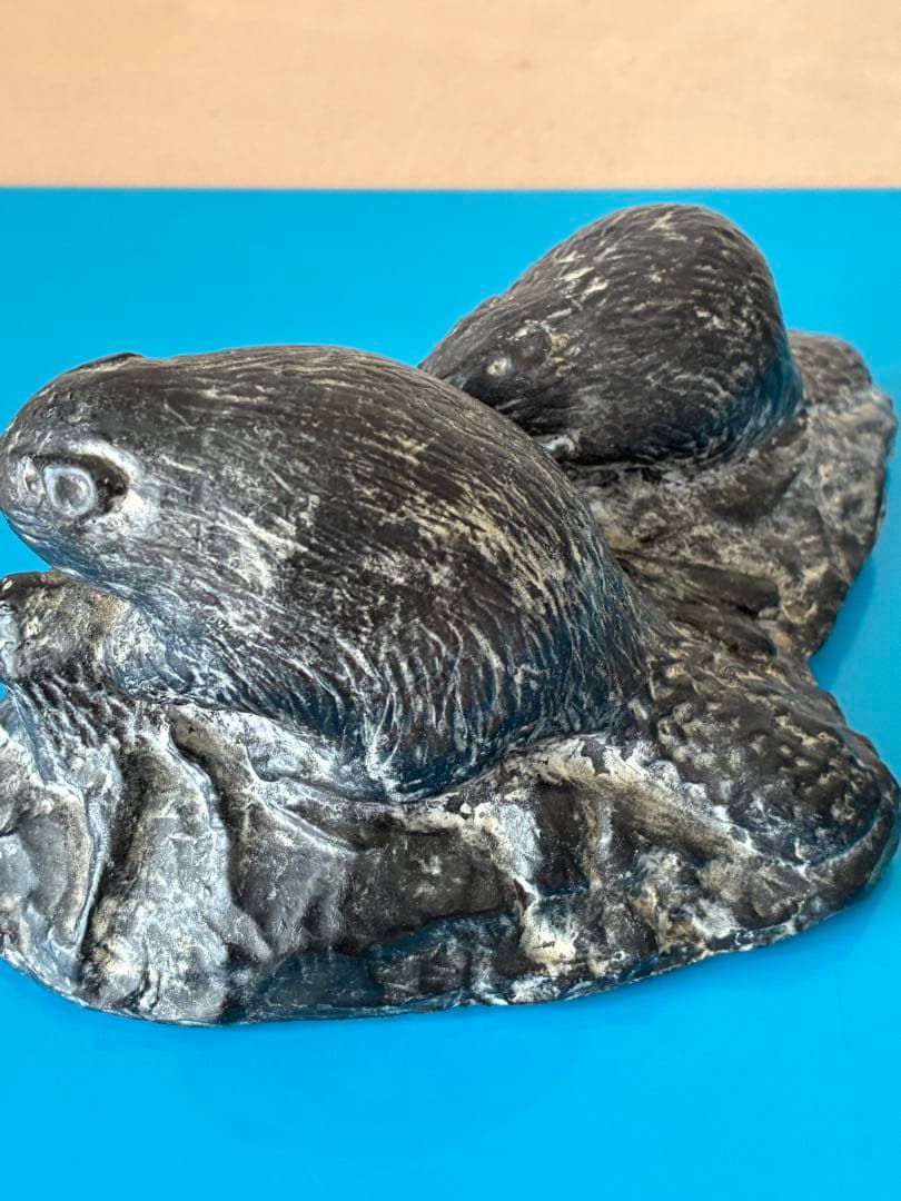 ウルフビーバー　置物 オブジェ インテリア 飾り物