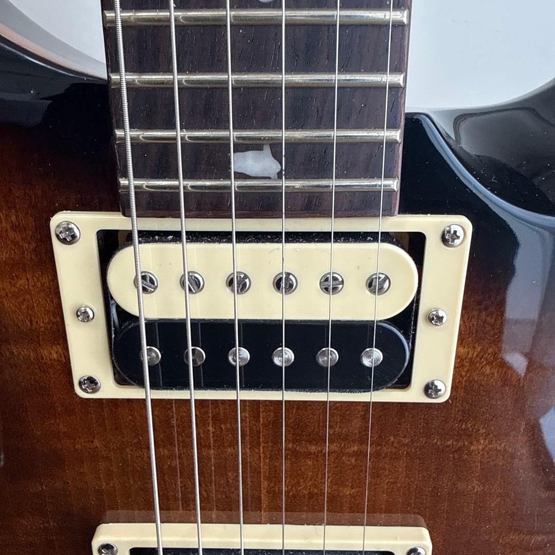 PRS SE Custom24 Black Gold Burst ロックペグ付き