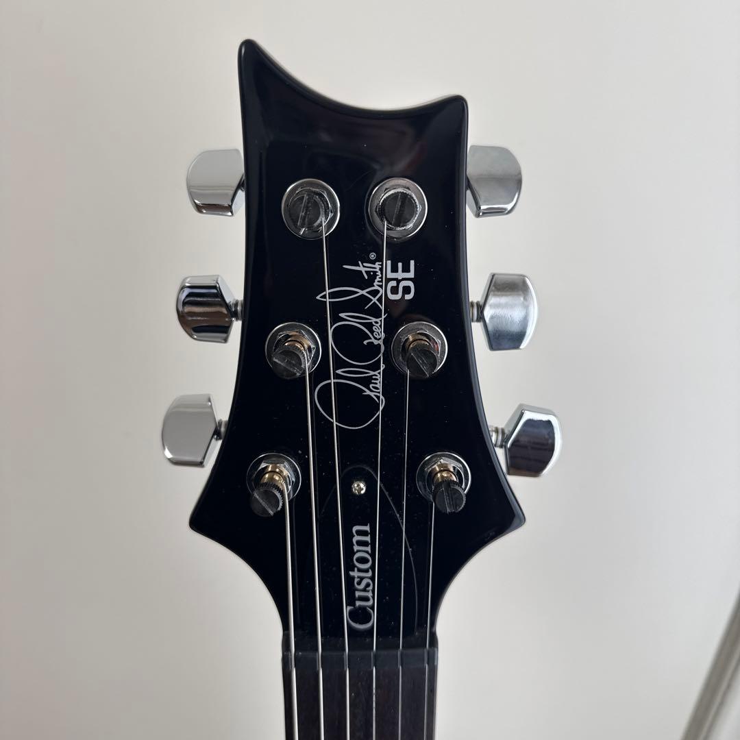 PRS SE Custom24 Black Gold Burst ロックペグ付き