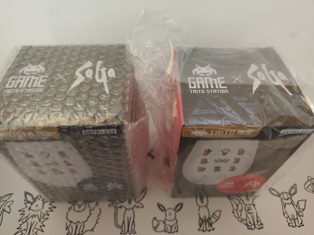 【最終値下げ】サガ タイトー コラボ グラス 赤黒セット【24時間以内に発送】