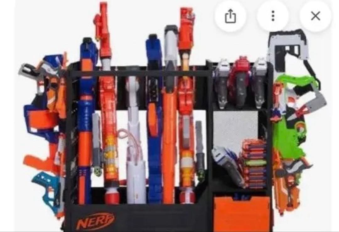 NERF Eliteプラスターラック 最大6つのプラスター収納可能