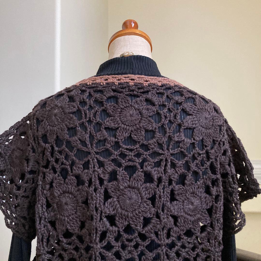 ハンドメイド　手編み　モチーフ