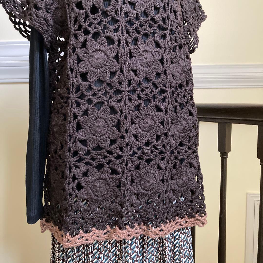 ハンドメイド　手編み　モチーフ